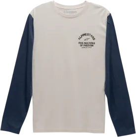 ALPINESTARS Decades Long-Sleeve T-Shirt - Natural - Medium 12117400991M