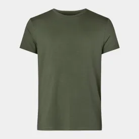 Army grøn bambus crew neck T-shirt