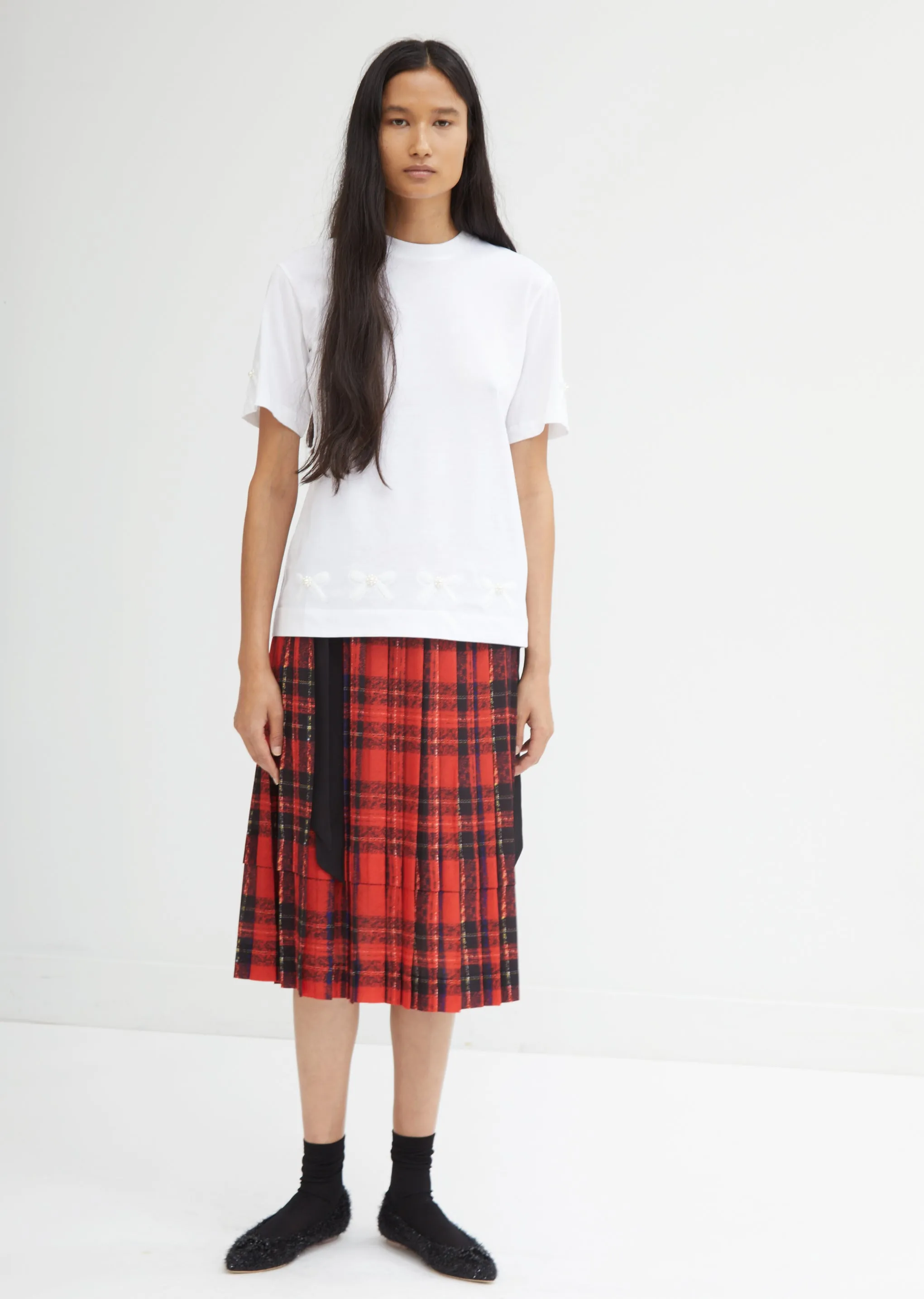 Beaded Bow T-Shirt