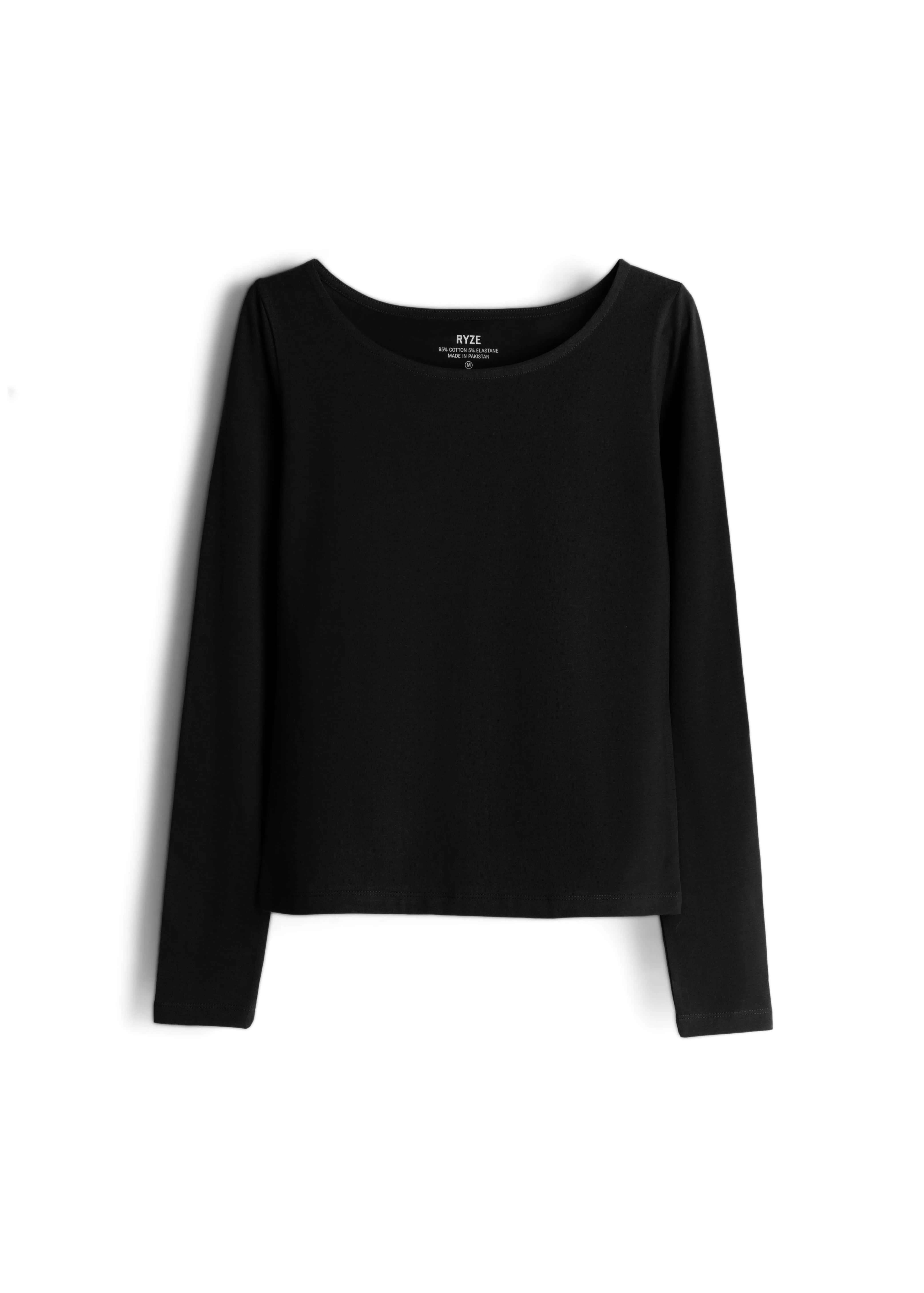 BOAT NECK T-SHIRT