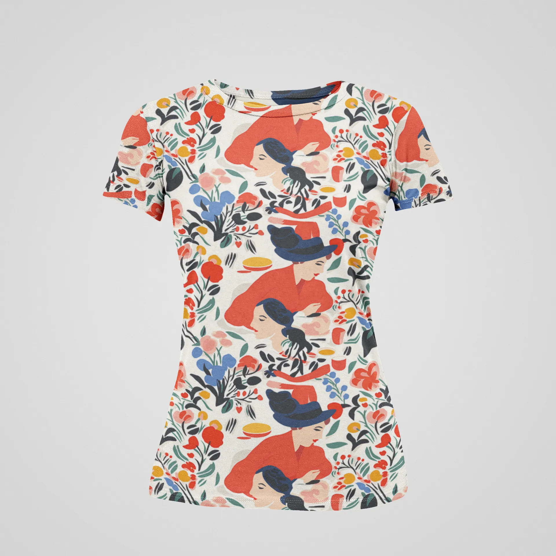 Floral Fantasy Women's Printed T-Shirt