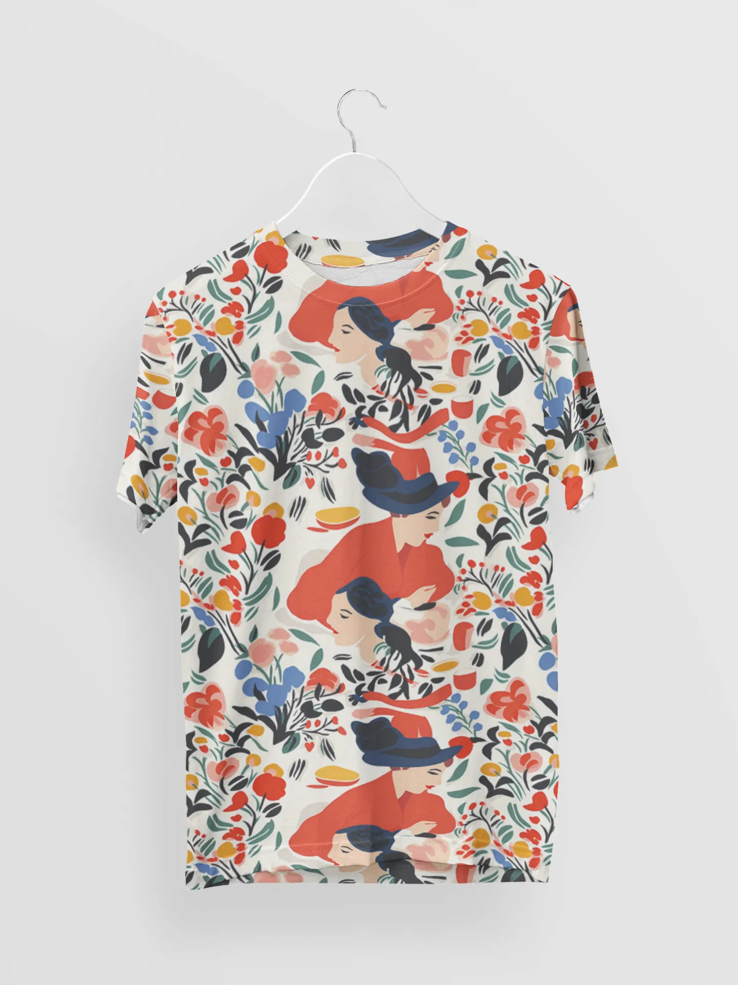 Floral Fantasy Women's Printed T-Shirt