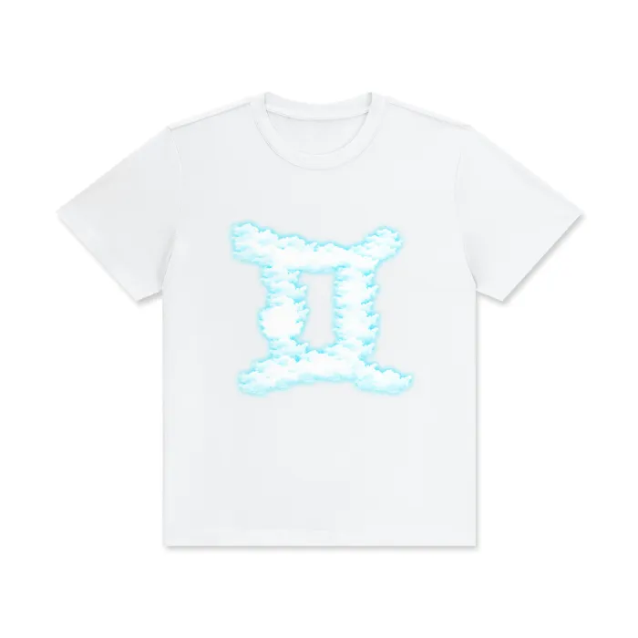 Gemini Crew Neck Cotton T-Shirt