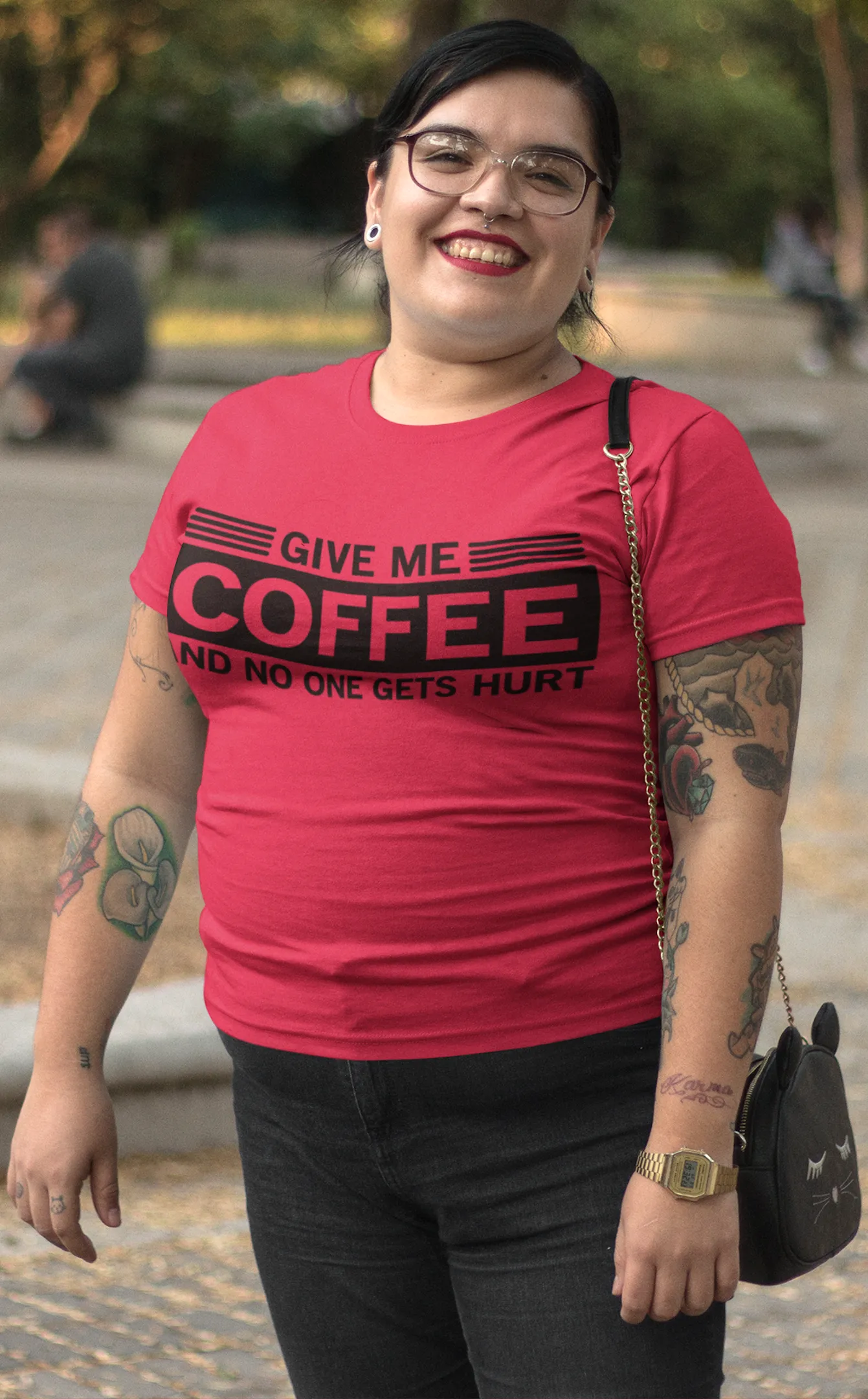 Give me Coffee and No One Gets Hurt  - T-shirt