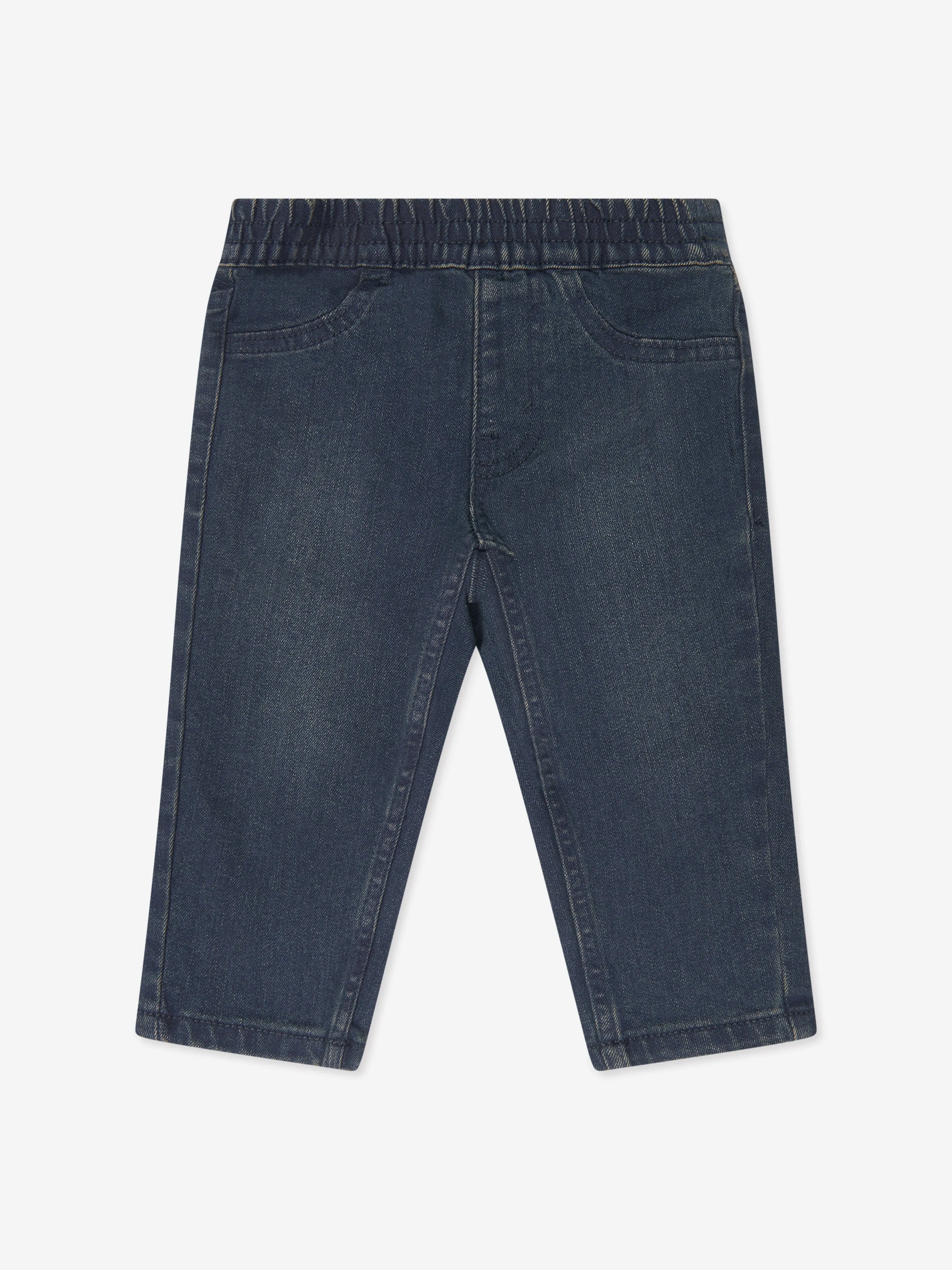 Levi's Baby Graffiti Tag Denim Set in Grey
