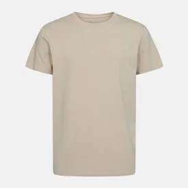 Lys khaki crew neck bambus t-shirt