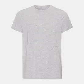 Lysegrå crew neck bambus T-shirt