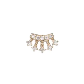 Mini Diamond Crown Stud