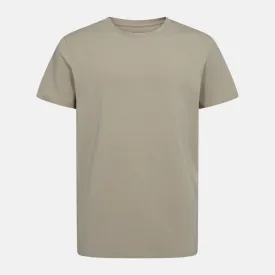Mørk khaki crew neck bambus t-shirt