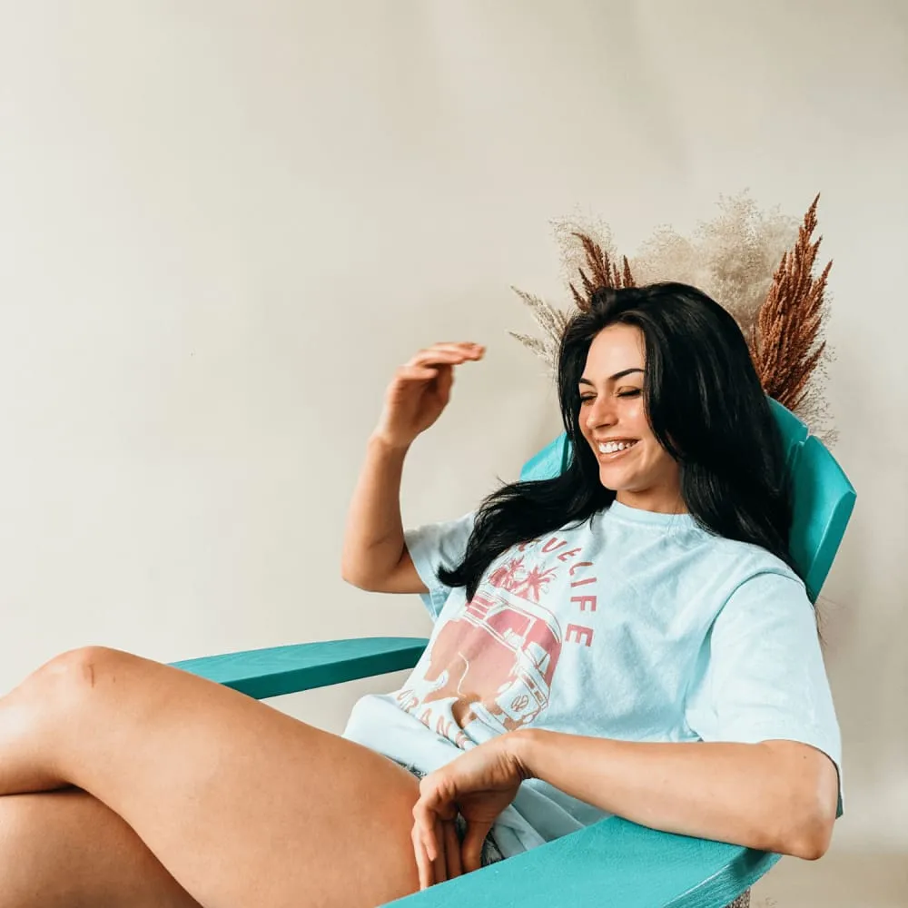Outer Banks Pogue Life Tee - Chambray