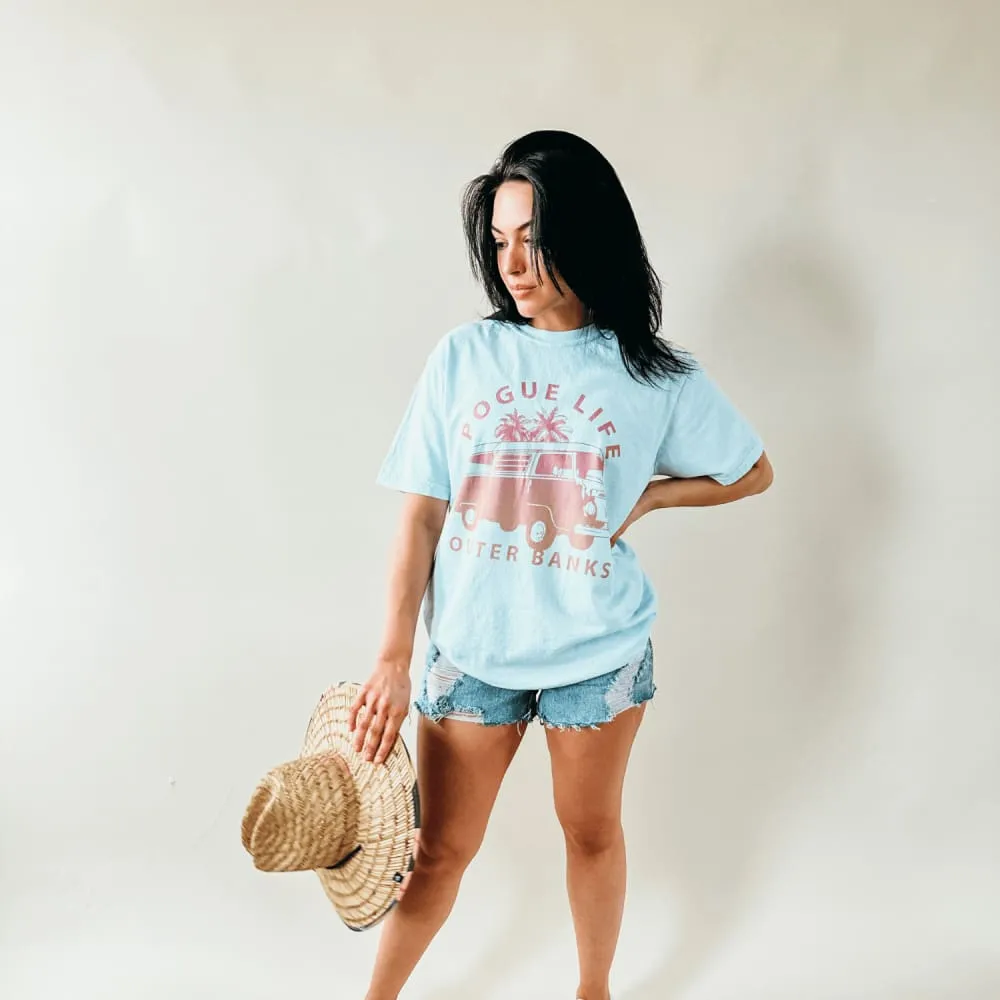 Outer Banks Pogue Life Tee - Chambray