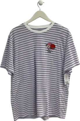 Purple Little Miss Hug Striped T-shirt UK XL
