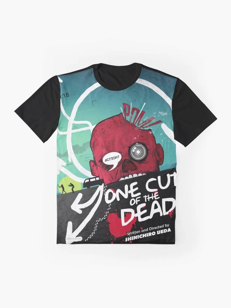 "One Cut of the Dead" Zombie Graphic T-Shirt