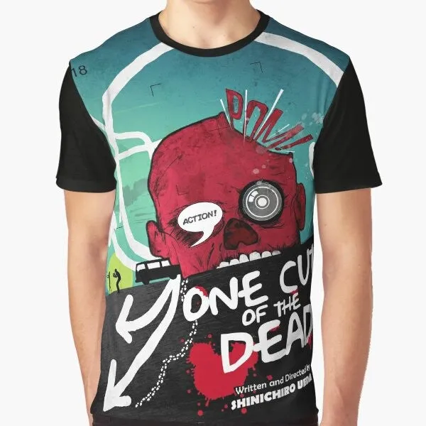 "One Cut of the Dead" Zombie Graphic T-Shirt