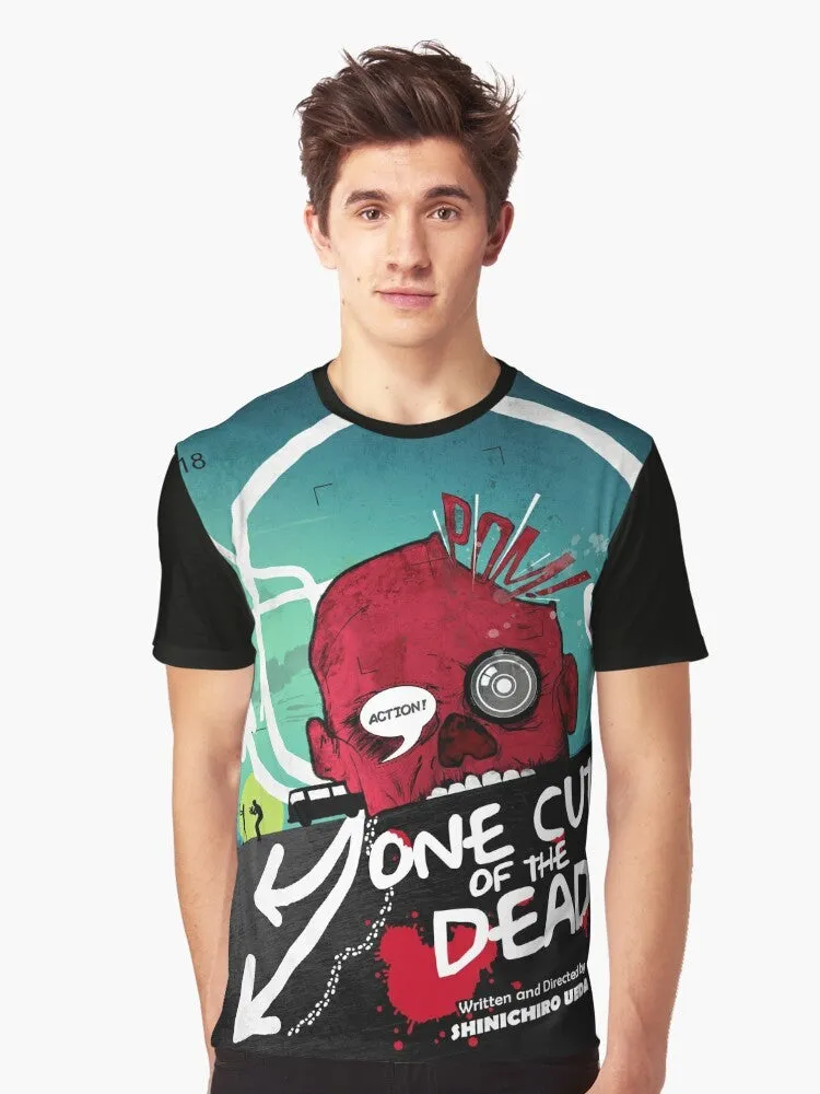 "One Cut of the Dead" Zombie Graphic T-Shirt