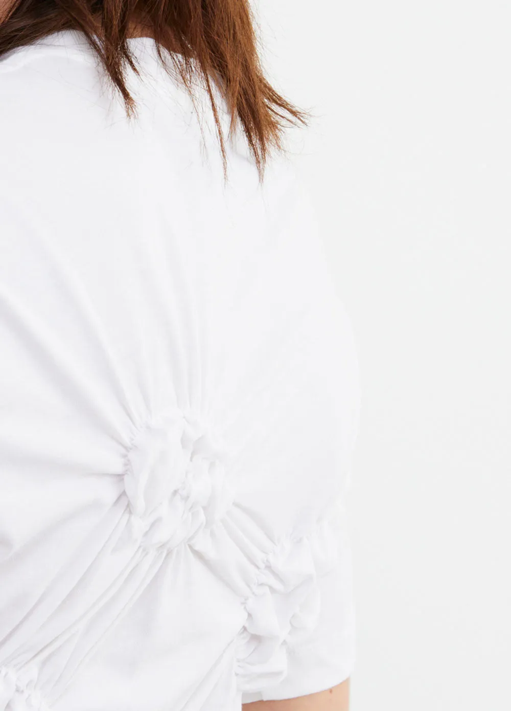 Ruched Flower T-Shirt