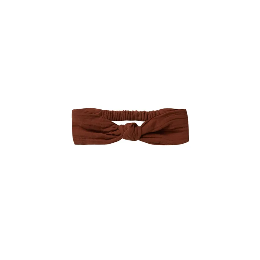 Rylee   Cru Knotted Headband - Redwood