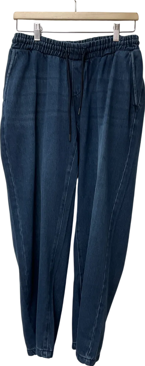 Seraphina Blue Chambray Denim Trousers UK 10
