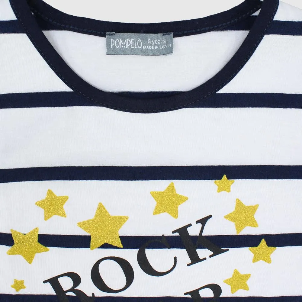 Striped Short-Sleeved T-Shirt