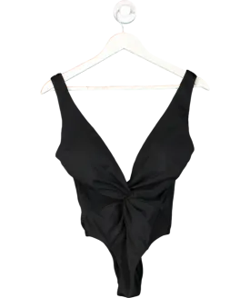 Victorias Secret Black Knot Front Swimsuit UK S