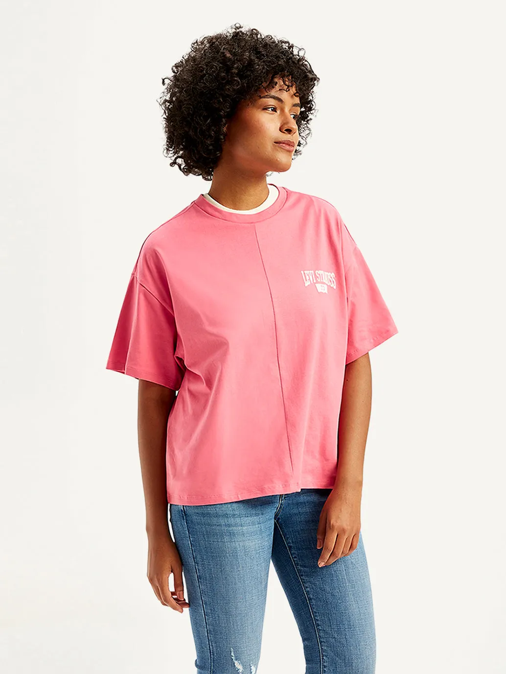 Women's Solid Loose Fit T-Shirt